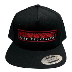 Mission: Impossible Dead Reckoning Black Snapback Cap